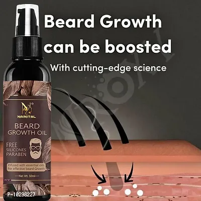 Nainital 24 Days Beard Growth Oil For Strong And Healthy Beard Growth Hair Oil- 50 ml-thumb0