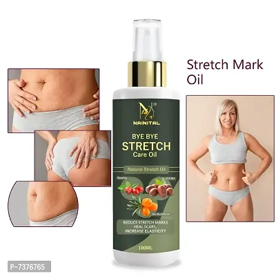 NAINITAL present Repair Stretch Marks Removal - Natural Heal Pregnancy Breast, Hip, Legs, Mark oil 100 ml pack of 1-thumb0