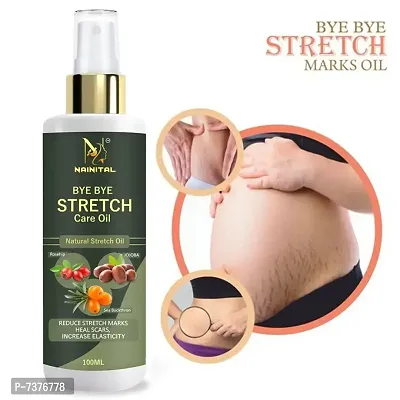 NAINITAL Stretch Marks Scar removal oil in during after pregnancy delivery women,organic Bio Oil,anti Cellulite,remover scars (100ml)