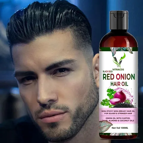 VITRACOS Red Onion Oil For Hair Regrowth And Hair Fall Control