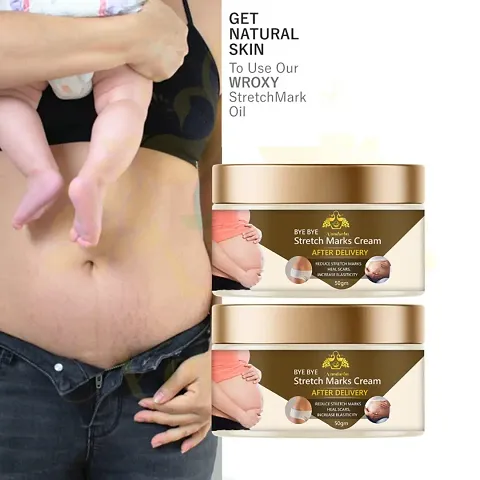 Stretch Marks Cream To Reduce Stretch Marks And Scars 50gm (Pack Of 2)
