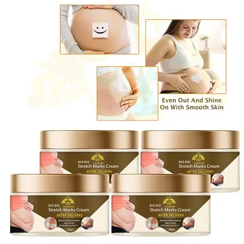 Stretch Marks Cream To Reduce Stretch Marks And Scars 50gm (Pack Of 4)