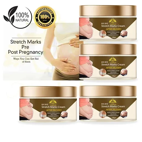 Stretch Marks Cream To Reduce Stretch Marks And Scars 50gm (Pack Of 4)