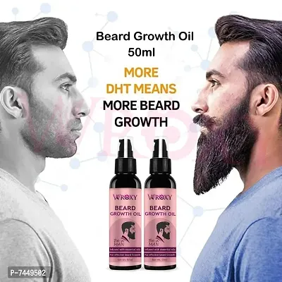 Beard Growth Oil For Men Fast Growth Advanced (PACK OF 2)
