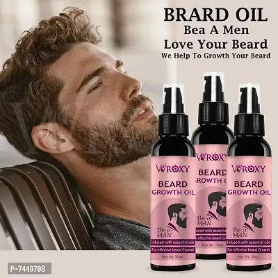 Beard Growth Oil For Men Fast Growth Advanced (PACK OF 3)-thumb0