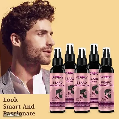 Beard Growth Oil For Men Fast Growth Advanced (PACK OF 5)