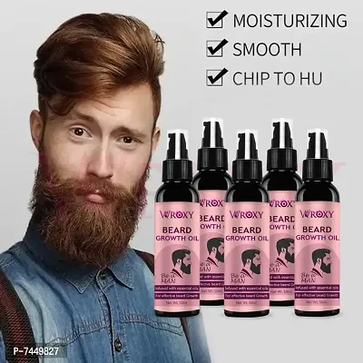 Beard Growth Oil For Men Fast Growth Advanced (PACK OF 5)
