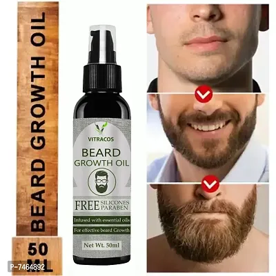 Beard Growth Oil- For Stimulating fast Beard Growth Hair Oil-thumb0