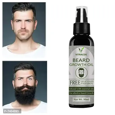 Beard Growth Oil- For Stimulating fast Beard Growth Hair Oil-thumb0