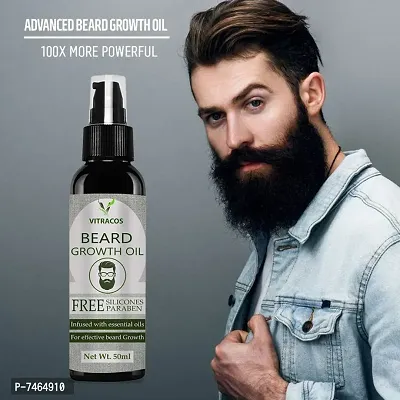 Beard Growth Oil- For Stimulating fast Beard Growth Hair Oil-thumb0