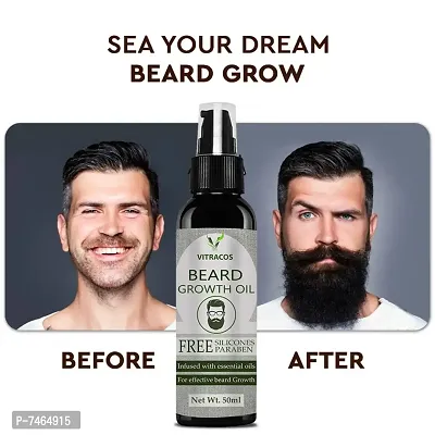 Beard Growth Oil- For Stimulating fast Beard Growth Hair Oil-thumb0