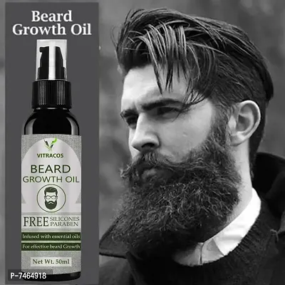 Beard Growth Oil- For Stimulating fast Beard Growth Hair Oil-thumb0