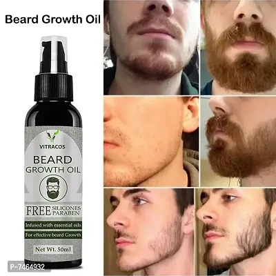 Beard Growth Oil- For Stimulating fast Beard Growth Hair Oil-thumb0