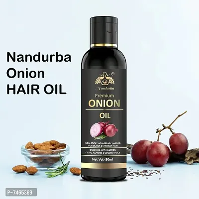 BLACK SEED Onion Hair Oilnbsp;Controls HairFall  Promotes Growth - Hair Oil 50ML-thumb0