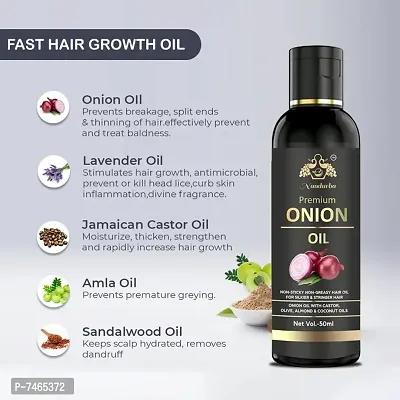 BLACK SEED Onion Hair Oilnbsp;Controls HairFall  Promotes Growth - Hair Oil 50ML