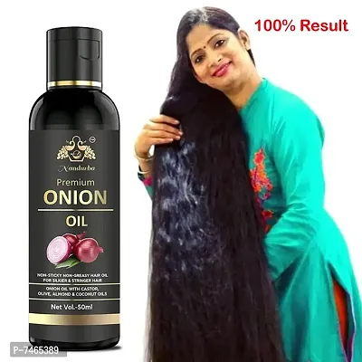 BLACK SEED Onion Hair Oilnbsp;Controls HairFall  Promotes Growth - Hair Oil 50ML-thumb0