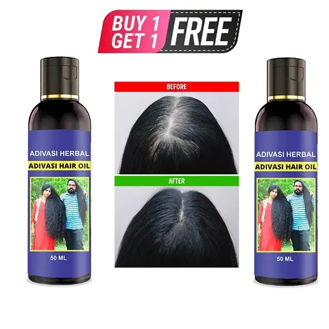 BUY 1 GET 1 FREE Adivasi Hair Oil For Long Hair Oil