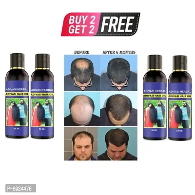 Adivasi Hair Oil For Long Hair Oil For Men Womens Buy 2 Get 2 Free Hair Care Hair Oil