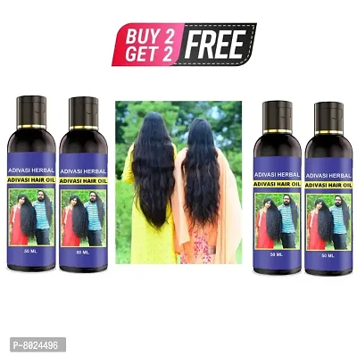 Adivasi Hair Oil For Long Hair Oil For Men  Womens BUY 2 GET 2 FREE