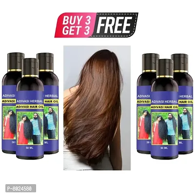 Adivasi Hair Oil For Long Hair Oil For Men  Womens BUY 3 GET 3 FREE