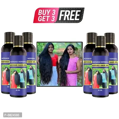 Adivasi Hair Oil For Long Hair Oil For Men  Womens BUY 3 GET 3 FREE