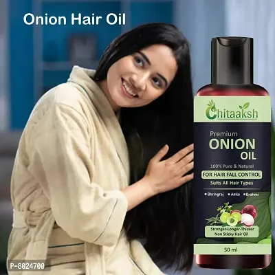 Onion Herbal Hair Oil with 14 Essential Oils for Hair Regrowth Pack 1-thumb0
