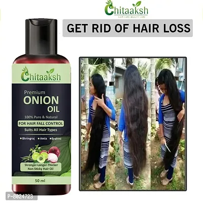 Onion Herbal Hair Oil with 14 Essential Oils for Hair Regrowth Pack 1