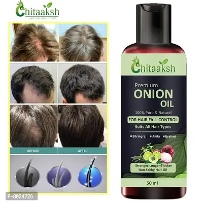 Onion Herbal Hair Oil with 14 Essential Oils for Hair Regrowth Pack 1-thumb0