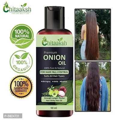 Onion Herbal Hair Oil with 14 Essential Oils for Hair Regrowth Pack 1