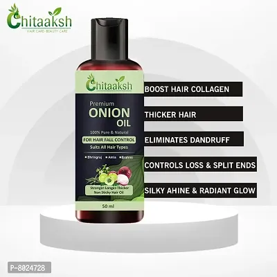 Onion Herbal Hair Oil with 14 Essential Oils for Hair Regrowth Pack 1