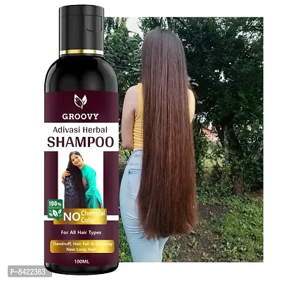 Adivasi Herbal Natural Shampoo 100ml (Pack Of 1)-thumb0