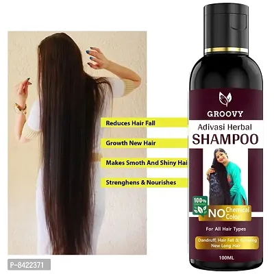 Adivasi Herbal Natural Shampoo 100ml (Pack Of 1)-thumb0