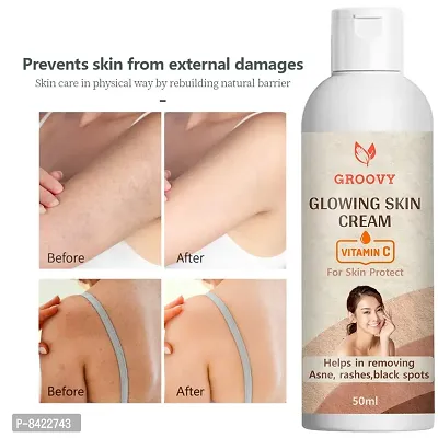 Glowing Skin Cream With Vitamin C For Skin Protecti