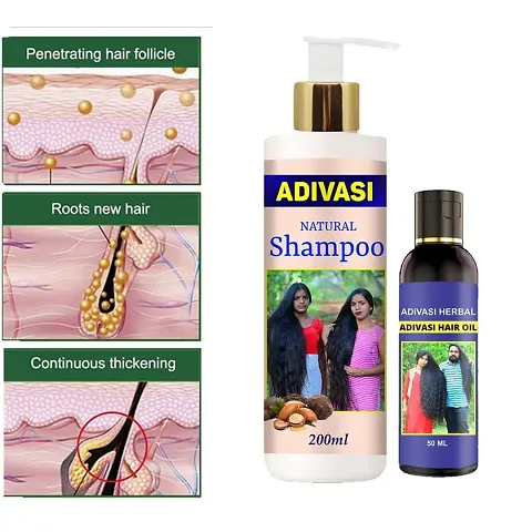 Premium Quality Adivasi Hair Oil For Long Strong Hair