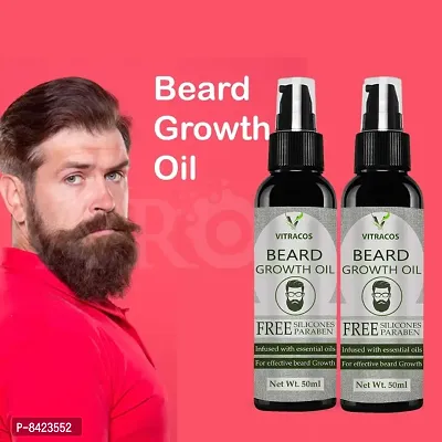 Beard Growth Oil 50ml pack of 2 50ml+50ml