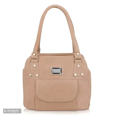 Women Handbag Beige Stylish Handbag-thumb0