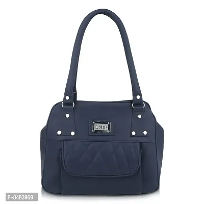 Classy PU Solid Handbags for Women