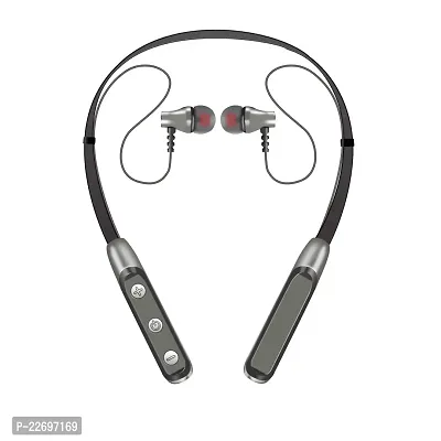 Apcwell For Kois Bluetooth Neckband Earphones, In-Ear Headphones with Mic, Deep Bass, Clear Calls, Magnetic Earbuds 36 her battery backup-thumb2