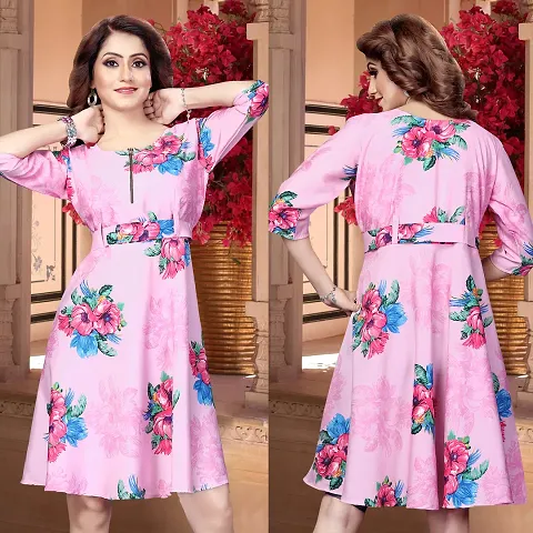 Stylish Blend A-Line Dress For Women