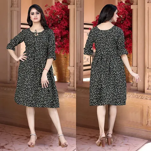 Stylish Blend A-Line Dress For Women