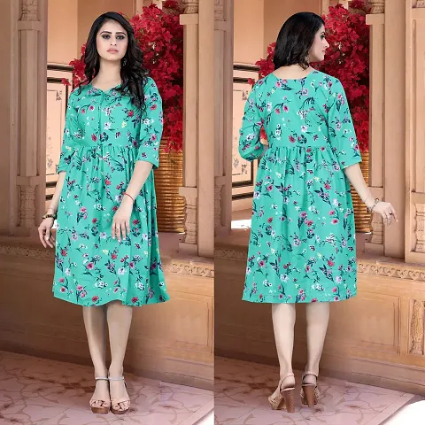 Stylish Blend A-Line Dress For Women