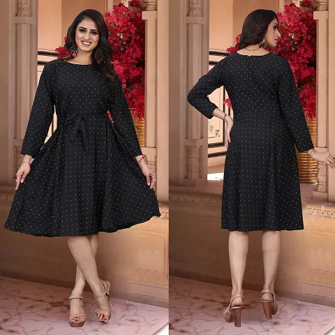 Stylish Blend A-Line Dress For Women