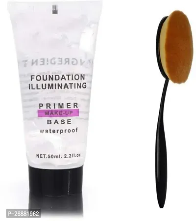 Makeup combo Proffesional Foundation Primer Brush Plus Makeup Base Primer (Set Of 2)-thumb0