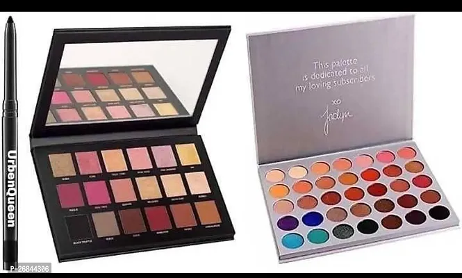 36 Hours Stayy Eyelinerr And Hill Eyeshadow Palette And Rose Gold Eyeshadow Palette ( 3 Items )