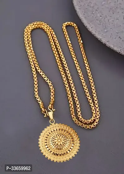 Stylish Brass Necklace Chain For Women-thumb0