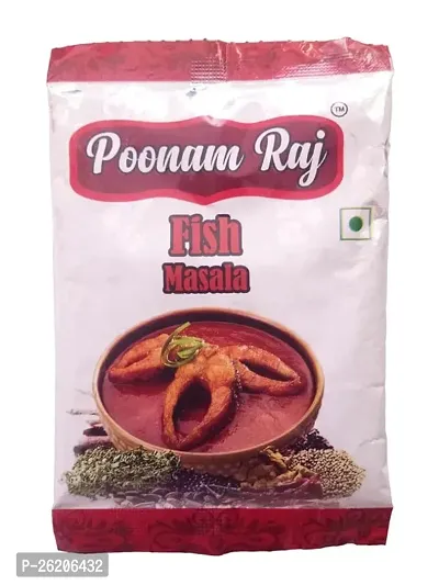 Fish Masala Authentic Spice Blend 50 Gram X 5 Packets 250 Grams, Pack Of 1