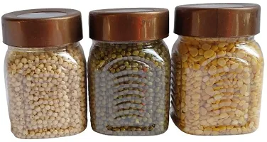 Stylish Solid Plastic Jar and Container, Pack of 6-thumb2