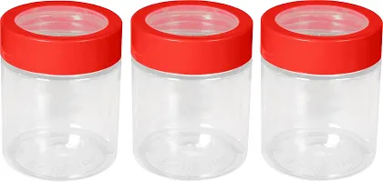 Stylish Solid Plastic Jar and Container, Pack of 12-thumb3