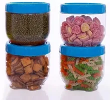 Stylish Solid Plastic Jar and Container, Pack of 8-thumb1