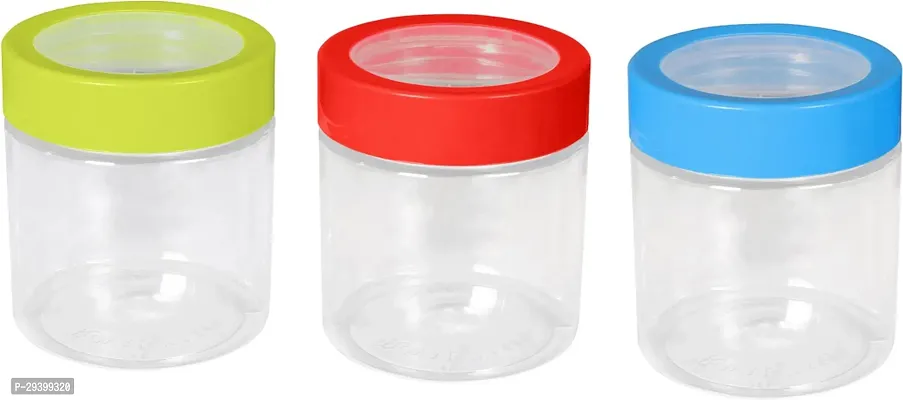 Stylish Solid Plastic Jar and Container, Pack of 12-thumb2